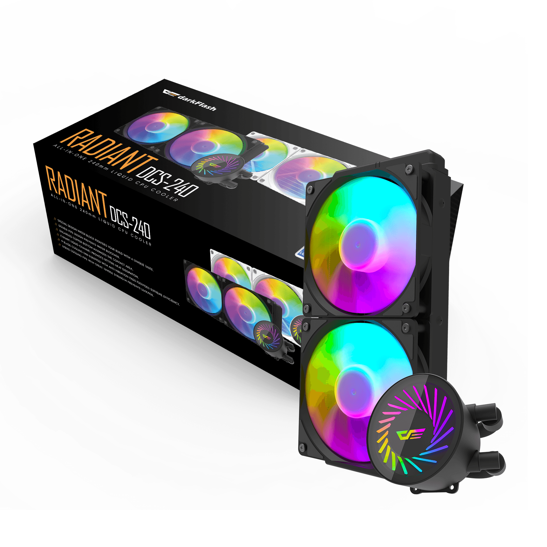 darkFlash Radiant DCS 240 Liquid CPU Cooler darkFlash Radiant DCS 240 Liquid CPU Cooler